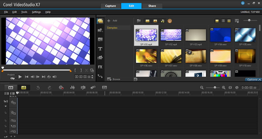 Corel VideoStudio Pro X7 Full โปรแกรมตัดต่อวิดีโอ ฟรี ล่าสุด