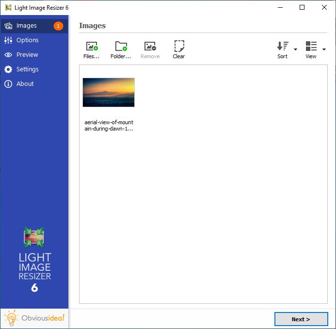 Light Image Resizer 7 ล่าสุด โปรแกรมย่อขนาดรูปภาพและแปลงไฟล์