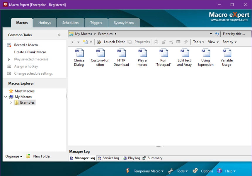 Macro Expert Enterprise 4 ล่าสุด โปรแกรมบันทึกมาโคร ระบบอัตโนมัติ RPA และเครื่องมือจัดการงานซ้ำซาก