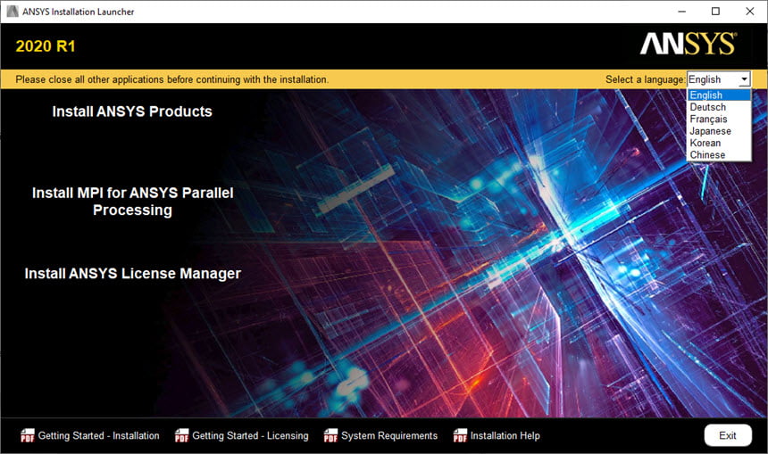 ANSYS Products 2020 พร้อม Doc Full โปรแกรมวิเคราะห์ด้านวิศวกรรม ฟรี