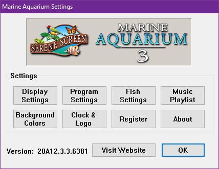 Marine Aquarium 3 ล่าสุด โปรแกรม เปลี่ยนภาพพักหน้าจอเป็นตู้ปลาสมจริง ฟรี