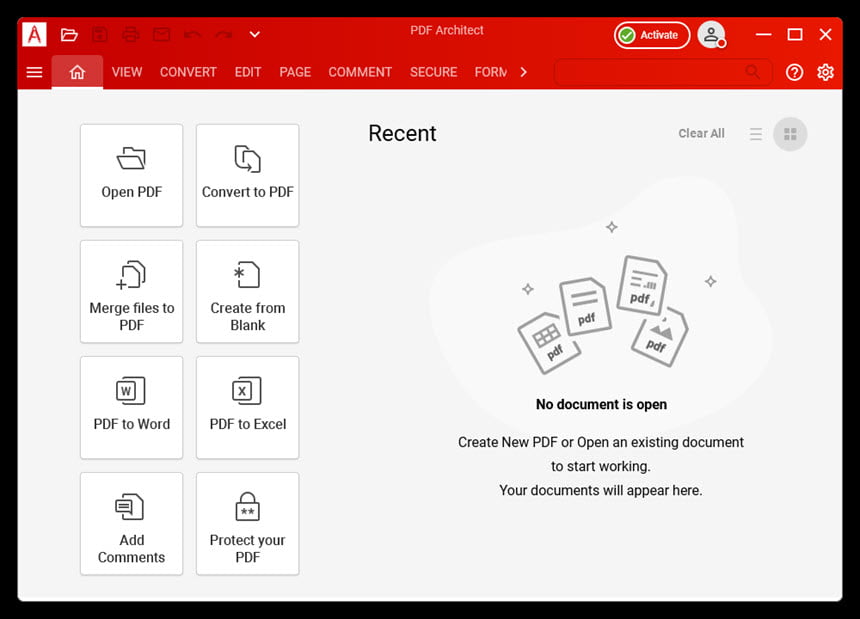 PDF Architect Pro พร้อม OCR 9 ล่าสุด โปรแกรมจัดการ PDF