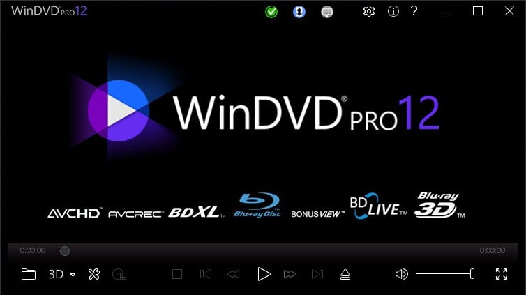 Corel WinDVD Pro 12.0 SP6 Full โปรแกรมเล่นแผ่น CD DVD Blu-ray ฟรี