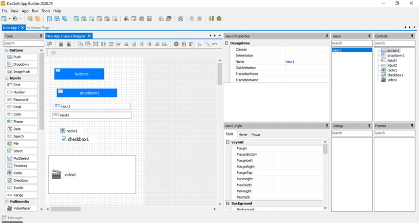 DecSoft App Builder 2020.79 (x64) โปรแกรมพัฒนาแอพพลิเคชั่น ฟรี