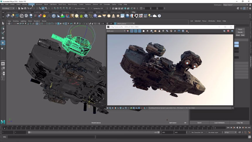V-Ray 6 for Maya 2020 ล่าสุด – 2025 ปลั๊กอิน Render สำหรับ Maya โปรแกรม