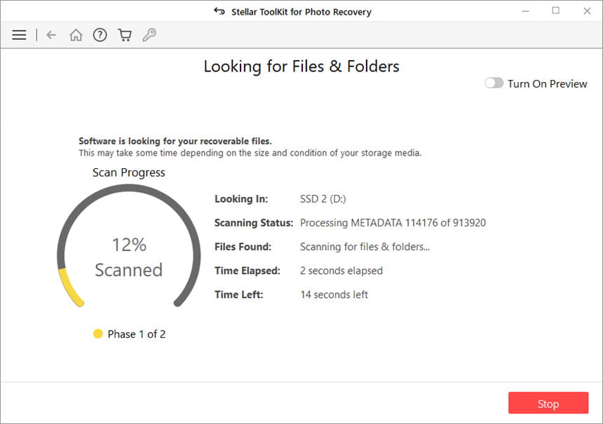 Stellar Photo Recovery 12 ล่าสุด โปรแกรมกู้ไฟล์รูปภาพที่ถูกลบ