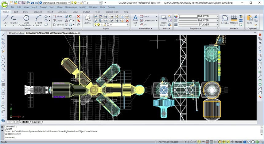 CADian Pro 2020 ล่าสุด Full โปรแกรมเขียนแบบ CAD 2D / 3D ฟรี