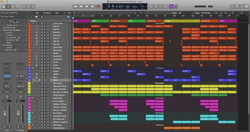 Logic Pro X 10 ล่าสุด (macOS) โปรแกรมทำเพลง ตัดต่อเสียง สำหรับ macOS ฟรี