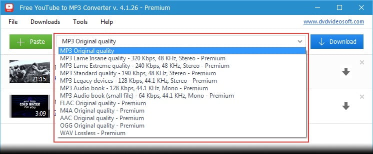 Free YouTube To MP3 Converter 4 ล่าสุด Premium Full โปรแกรมแปลง Youtube เป็น mp3 ฟรี