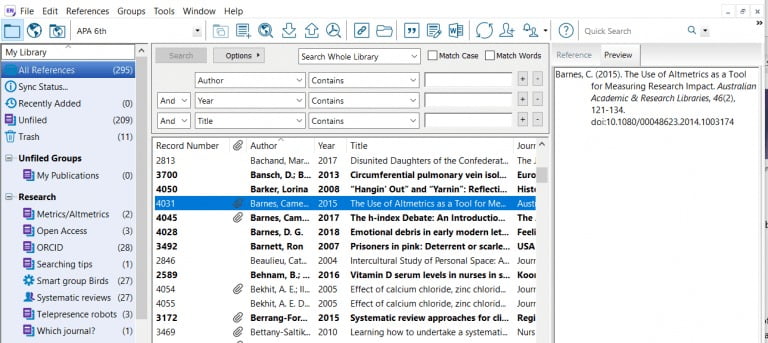 EndNote X9.3 ล่าสุด.1 Full (Win/macOS) โปรแกรมจัดการข้อมูลบรรณานุกรม ฟรี