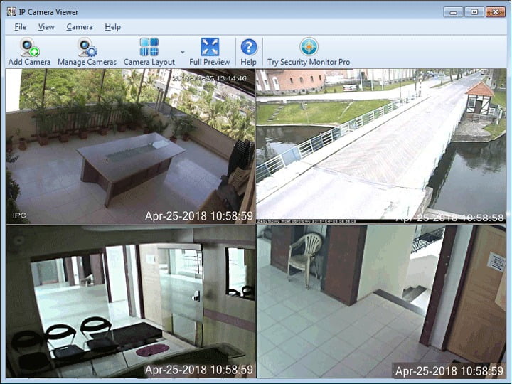 IP Camera Viewer 4 ล่าสุด โปรแกรมดูกล้องวงจรปิด ฟรี