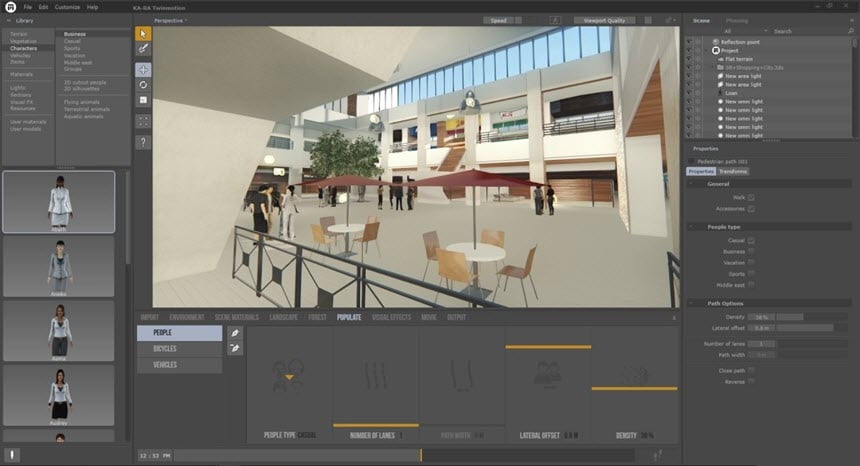 Twinmotion 2018 Full (Win/macOS) โปรแกรมเรนเดอร์ 3D ฟรี
