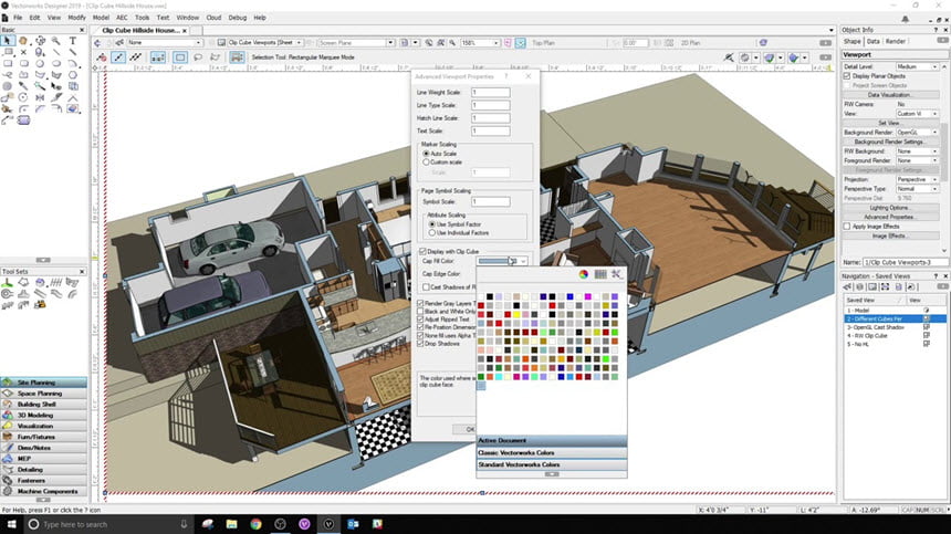 Vectorworks 2019 SP3 Full (Win/macOS) โปรแกรมเขียนแบบ CAD 2D / 3D ฟรี ฟรี