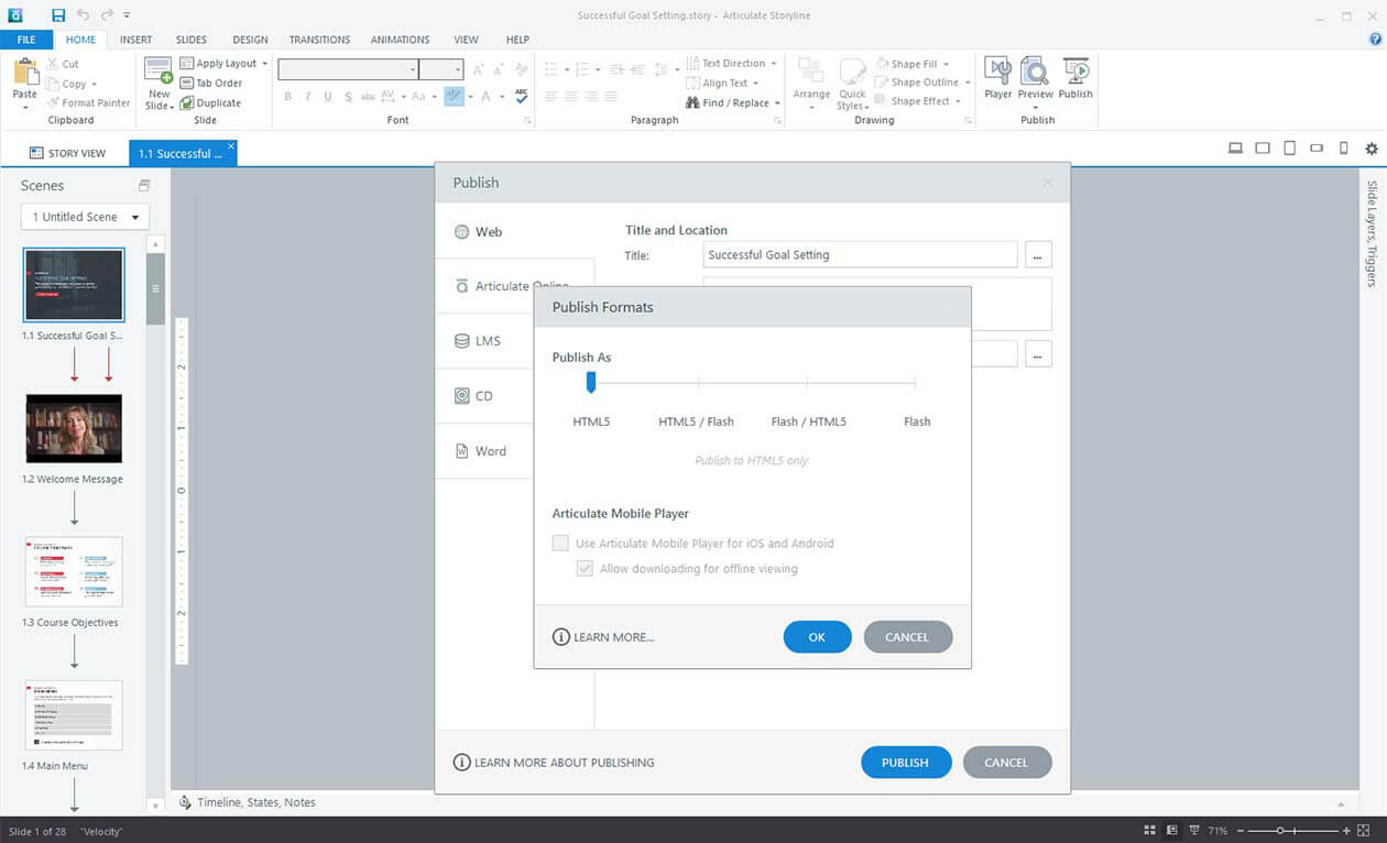 Articulate Storyline 3 ล่าสุด โปรแกรมสร้าง e – Learning