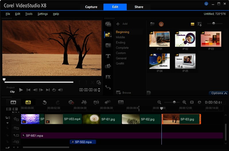 Corel VideoStudio Ultimate X8 Full โปรแกรมตัดต่อวิดีโอ ฟรี ล่าสุด