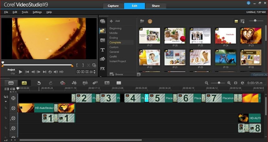 Corel VideoStudio Pro X9 SP3 พร้อม Content Pack Full โปรแกรมตัดต่อวิดีโอ ฟรี ล่าสุด