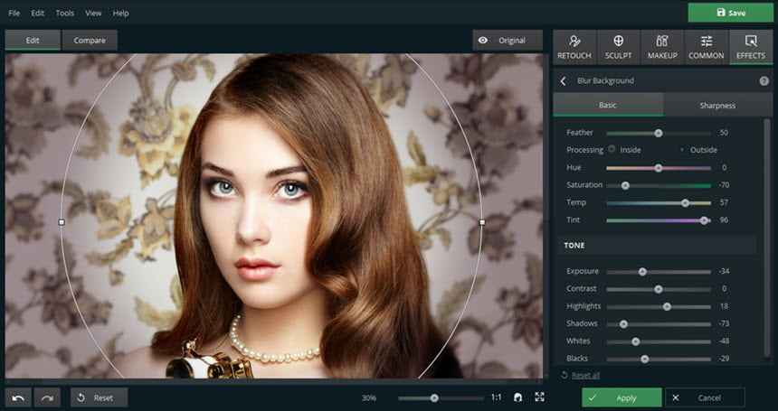 PhotoDiva 6.0 โปรแกรมรีทัชภาพถ่าย Portrait