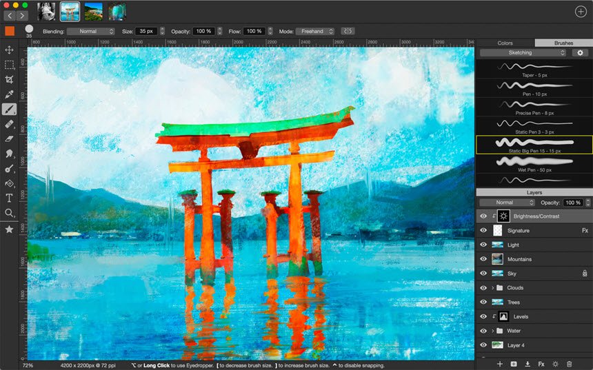 Artstudio Pro 2 ล่าสุด Full (macOS) โปรแกรมวาดรูป ระบายสี สำหรับ macOS ฟรี