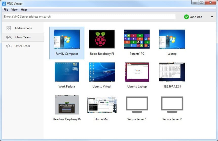 VNC Server Enterprise 7 ล่าสุด โปรแกรมควบคุม PC ระยะไกล