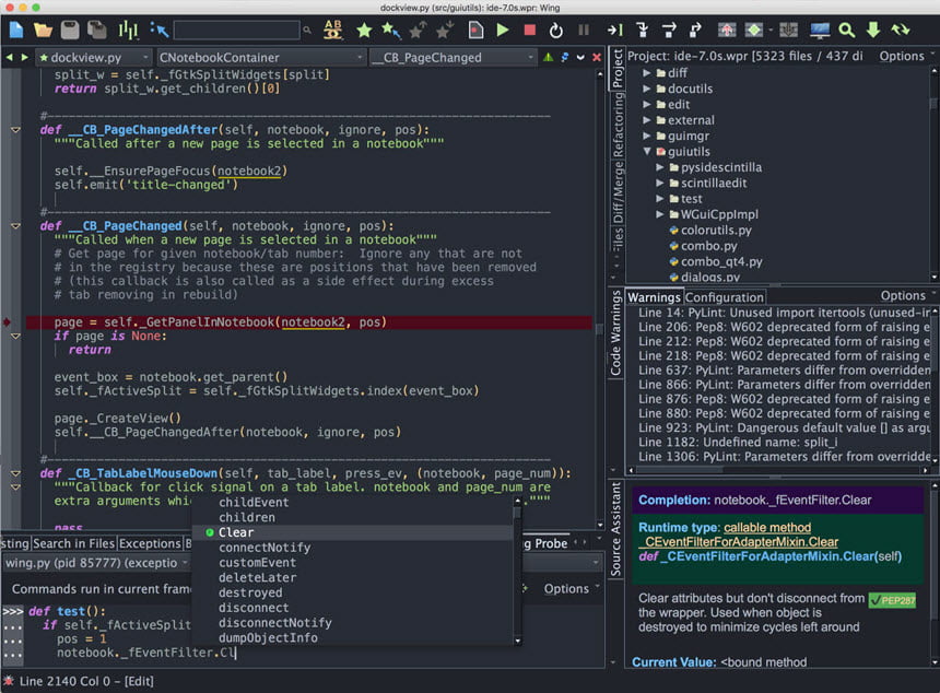 Wing Pro 11 ล่าสุด โปรแกรม IDE สำหรับ Python