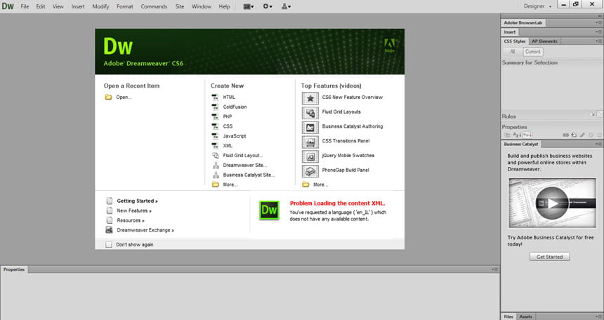 Adobe Dreamweaver CS6 ติดตั้งง่าย ไฟล์เดียวจบ ล่าสุด โปรแกรม