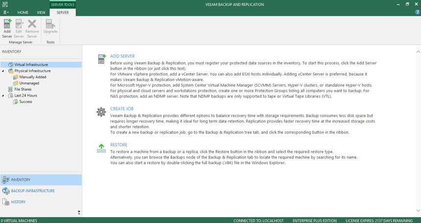 Veeam Backup & Replication 10.0 Full โปรแกรมสำรองและกู้คืนข้อมูล VM ฟรี