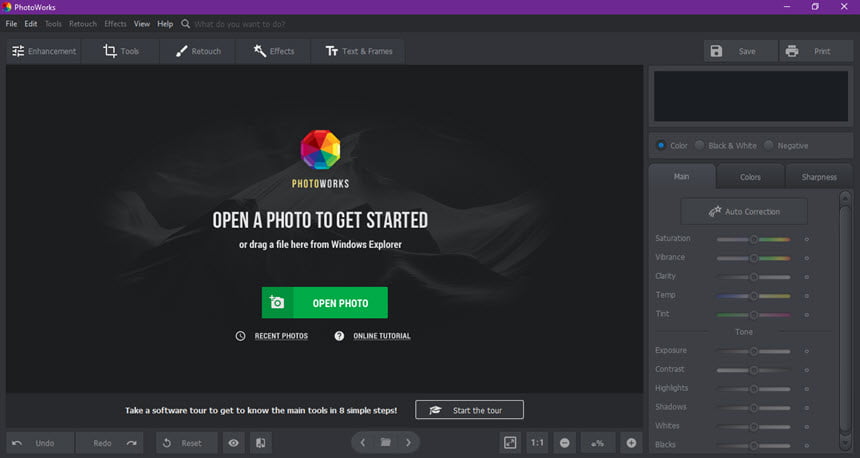AMS Software PhotoWorks 9.0 โปรแกรมแต่งรูป แก้ไขไฟล์ Raw ฟรี