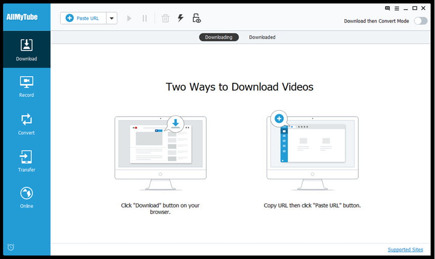 Wondershare AllMyTube (Win/macOS) โปรแกรมดาวน์โหลด Youtube ฟรี ล่าสุด