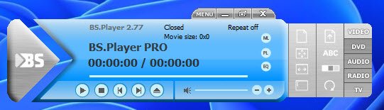 BS.Player Pro 2.78 โปรแกรมเล่นสื่อมัลติมีเดีย