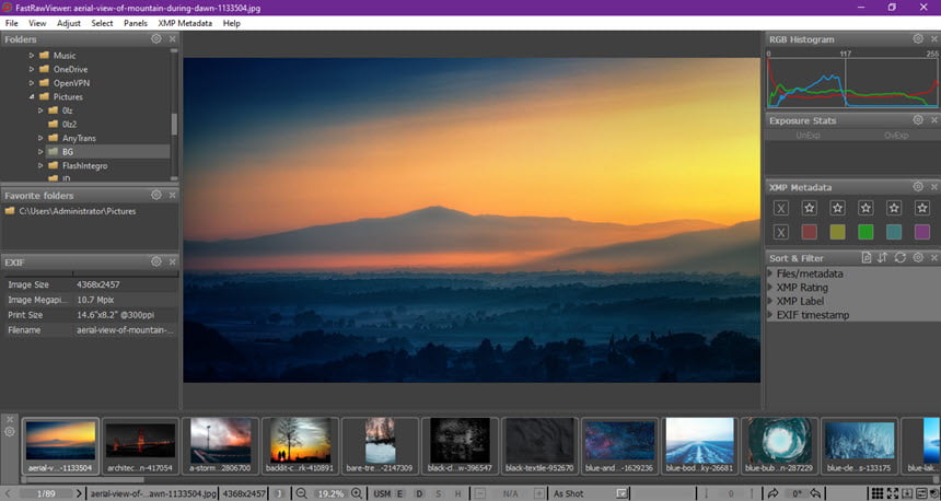 FastRawViewer 2 ล่าสุด โปรแกรมเปิดไฟล์ Raw ดูภาพถ่ายจากกล้อง