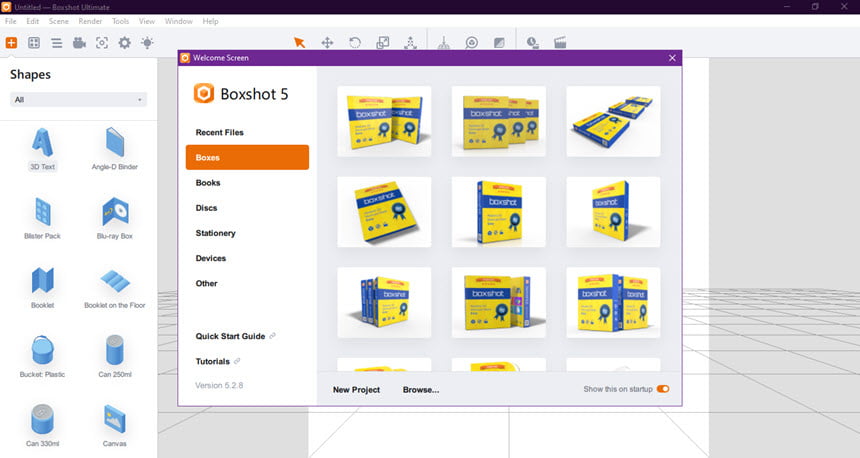 Appsforlife Boxshot Ultimate 5 ล่าสุด โปรแกรมออกแบบบรรจุภัณฑ์ 3D