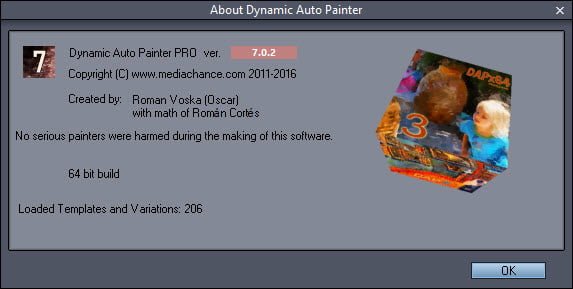 Dynamic Auto Painter Pro 7 ล่าสุด (x64) แปลงภาพถ่ายเป็นภาพวาดศิลปะ โปรแกรม
