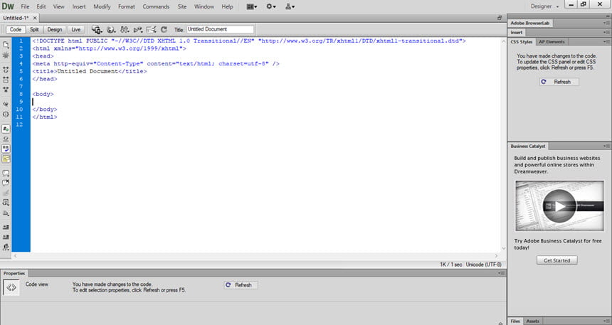 Adobe Dreamweaver CS6 ติดตั้งง่าย ไฟล์เดียวจบ ล่าสุด โปรแกรม