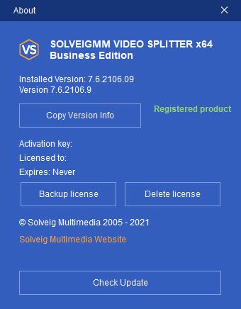 Video Splitter Business 7 ล่าสุด โปรแกรมตัดต่อวิดีโอ