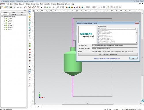 Siemens Simcenter MAGNET 2019.1 Full โปรแกรมจำลองสนามแม่เหล็กไฟฟ้า 2D / 3D ฟรี