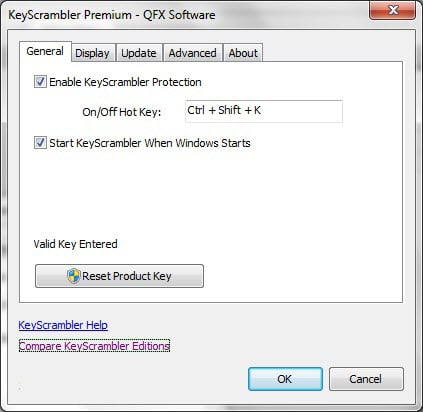 QFX KeyScrambler Professional 3 ล่าสุด โปรแกรมป้องกันการดักจับข้อมูล