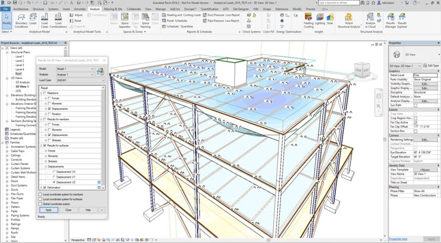 Autodesk Revit 2018 ล่าสุด พร้อม Extensions Full (15.8GB) โปรแกรมออกแบบอาคาร โครงสร้าง 3D ฟรี