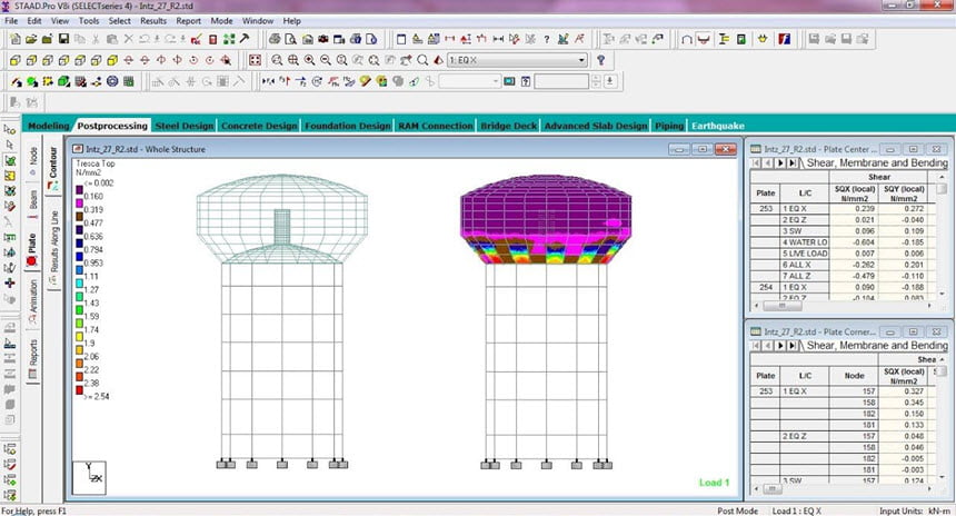 STAAD.PRO V8i S66 (SELECT Series 6 ล่าสุด) Full โปรแกรมวิเคราะห์และออกแบบโครงสร้าง 3D ฟรี