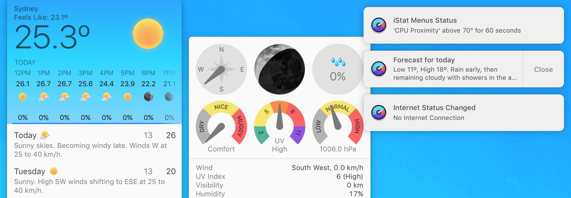 iStat Menus 6.4 Full (macOS) โปรแกรมแสดงสถานะเครื่อง Mac ฟรี