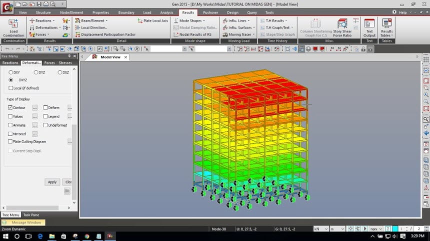 midas Gen / Designพร้อม 2015 ล่าสุด Full โปรแกรมออกแบบและวิเคราะห์อาคาร 3D ฟรี