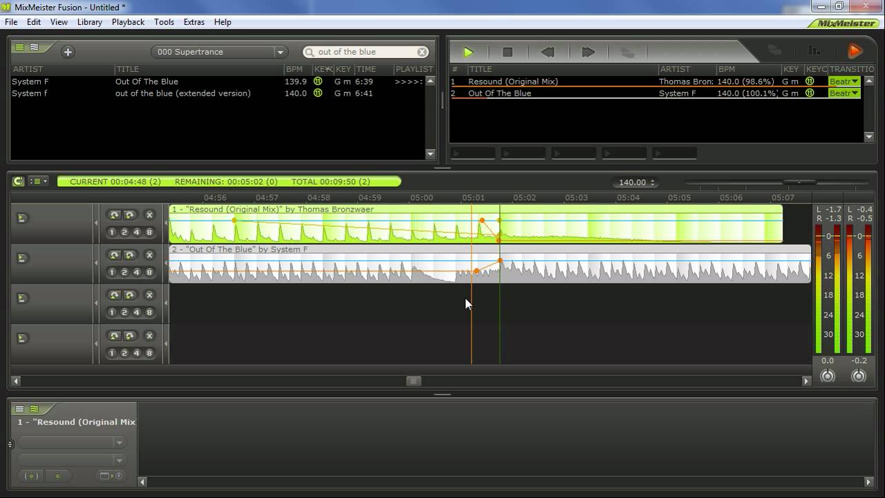 MixMeister Fusion 7 ล่าสุด Full (Win/macOS) โปรแกรมมิกซ์เพลง ตัดต่อเสียง ฟรี