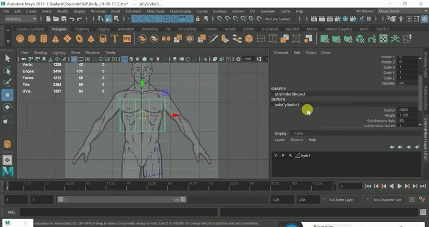 Autodesk Maya 2017.4 Full (x64) โปรแกรมออกแบบอนิเมชั่น 3D ฟรี