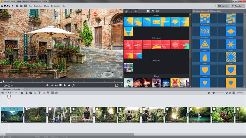 MAGIX Photostory 2020 ล่าสุด Deluxe Full โปรแกรมตัดต่อวิดีโอ ทำสไลด์โชว์ ฟรี