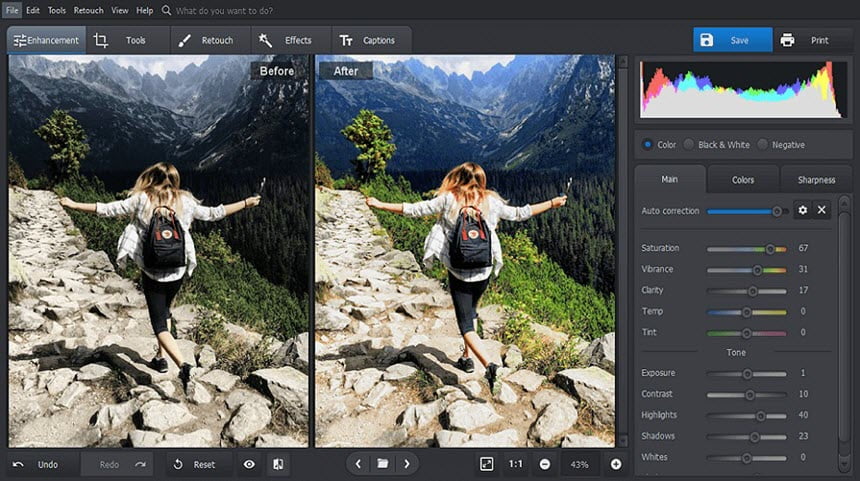 AMS Software PhotoWorks 9.0 โปรแกรมแต่งรูป แก้ไขไฟล์ Raw ฟรี