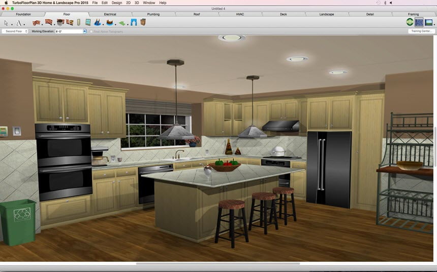 TurboFloorPlan 3D Home & Landscape Pro 2019 ล่าสุด Full (Win/macOS) โปรแกรมออกแบบบ้านและภูมิทัศน์ ฟรี
