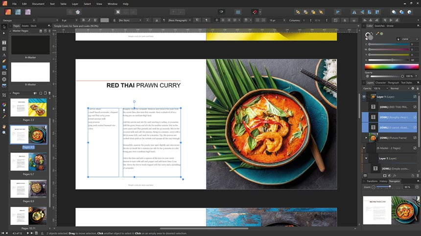 Affinity Publisher 2 ล่าสุด โปรแกรมออกแบบสื่อสิ่งพิมพ์