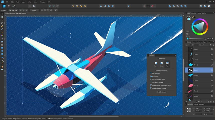 Affinity Designer 2 ล่าสุด โปรแกรมออกแบบกราฟิก