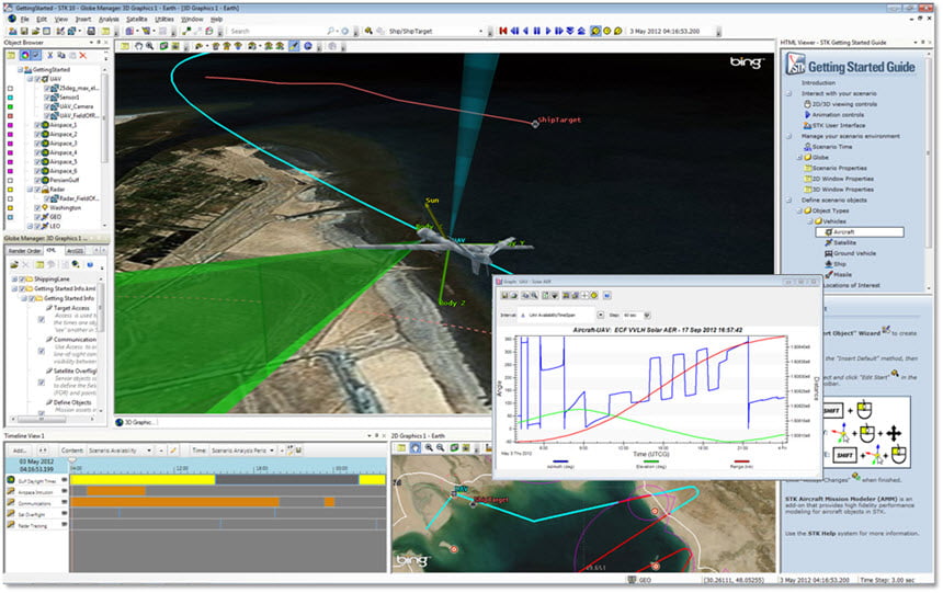 AGI Systems Tool Kit (STK) Full ชุดโปรแกรมวิเคราะห์ทางฟิสิกส์ ฟรี ล่าสุด โปรแกรม