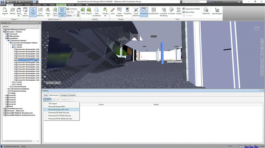 Autodesk Navisworks Simulate / Manage 2020.2 โปรแกรมวิเคราะห์แบบจำลองอาคาร