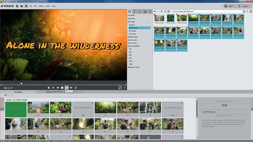 MAGIX Photostory 2020 ล่าสุด Deluxe Full โปรแกรมตัดต่อวิดีโอ ทำสไลด์โชว์ ฟรี